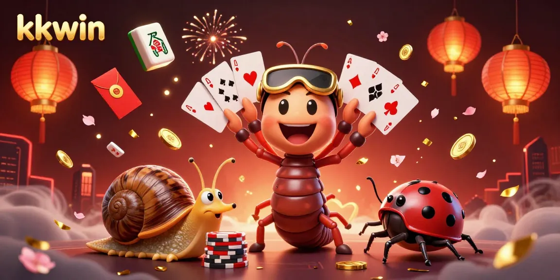 Engage with lively kkwin casino action as a millipede dealer showcases cards in dynamic 3D illustration.