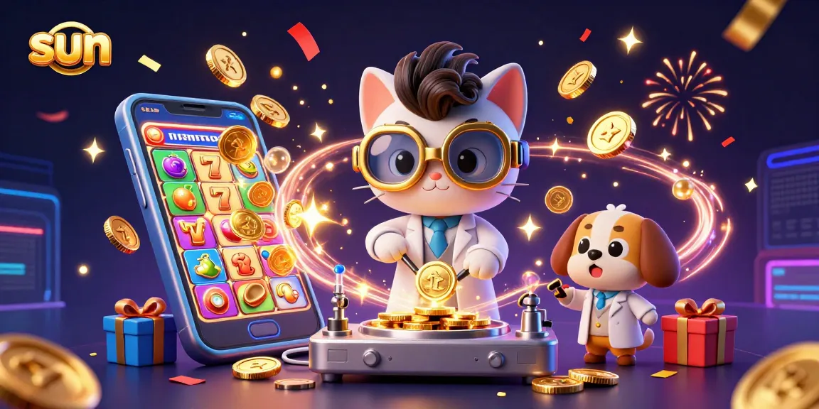 Spin your way to victory with sun-themed golden coins and vibrant slots!