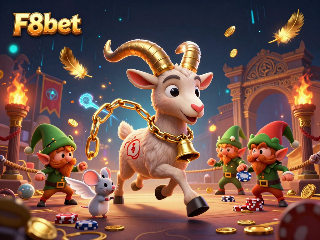 Experience thrilling gameplay at F8bet casino with dynamic characters and vibrant casino elements.