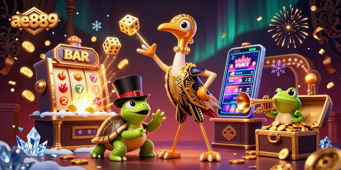 Experience exciting gameplay at ae889 with vibrant characters, slot action, and jackpot excitement!