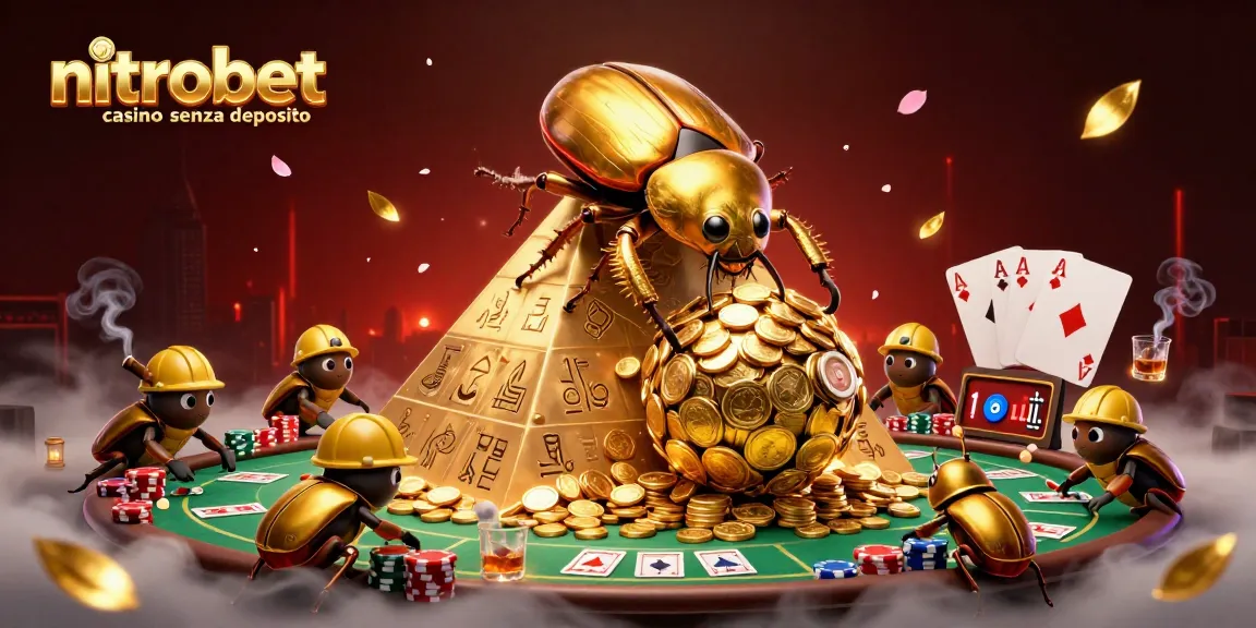 Gioca al nitrobet casino senza deposito con il nostro divertente tavolo da poker e simboli di casinò.