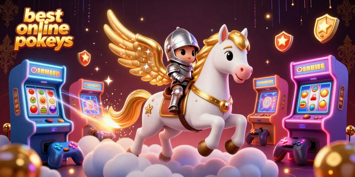 Experience the best online pokies with a charming celestial knight and vivid gaming elements.